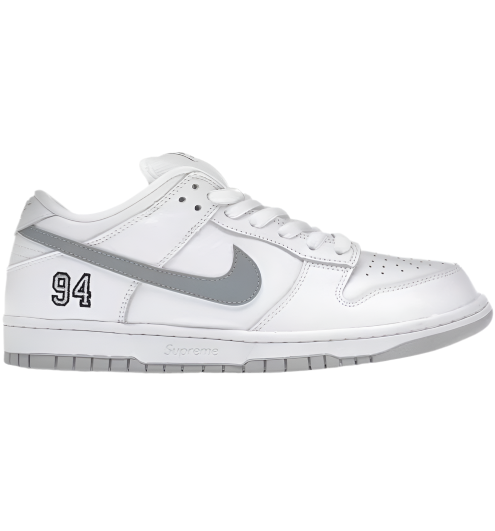 Nike SB Dunk Low Supreme 94 Metallic Silver