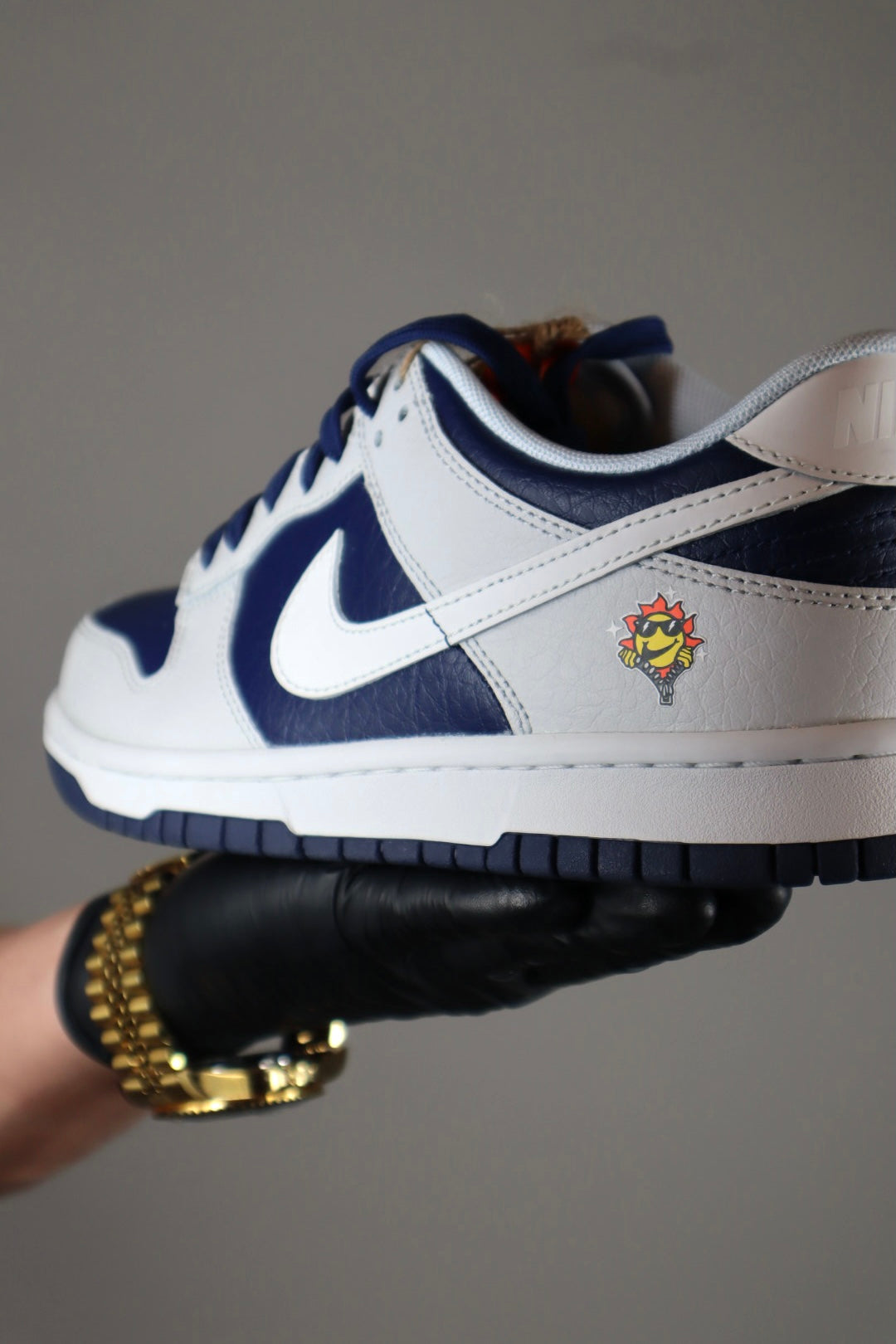 Nike Dunk Low Photon Dust Midnight Navy (GS)