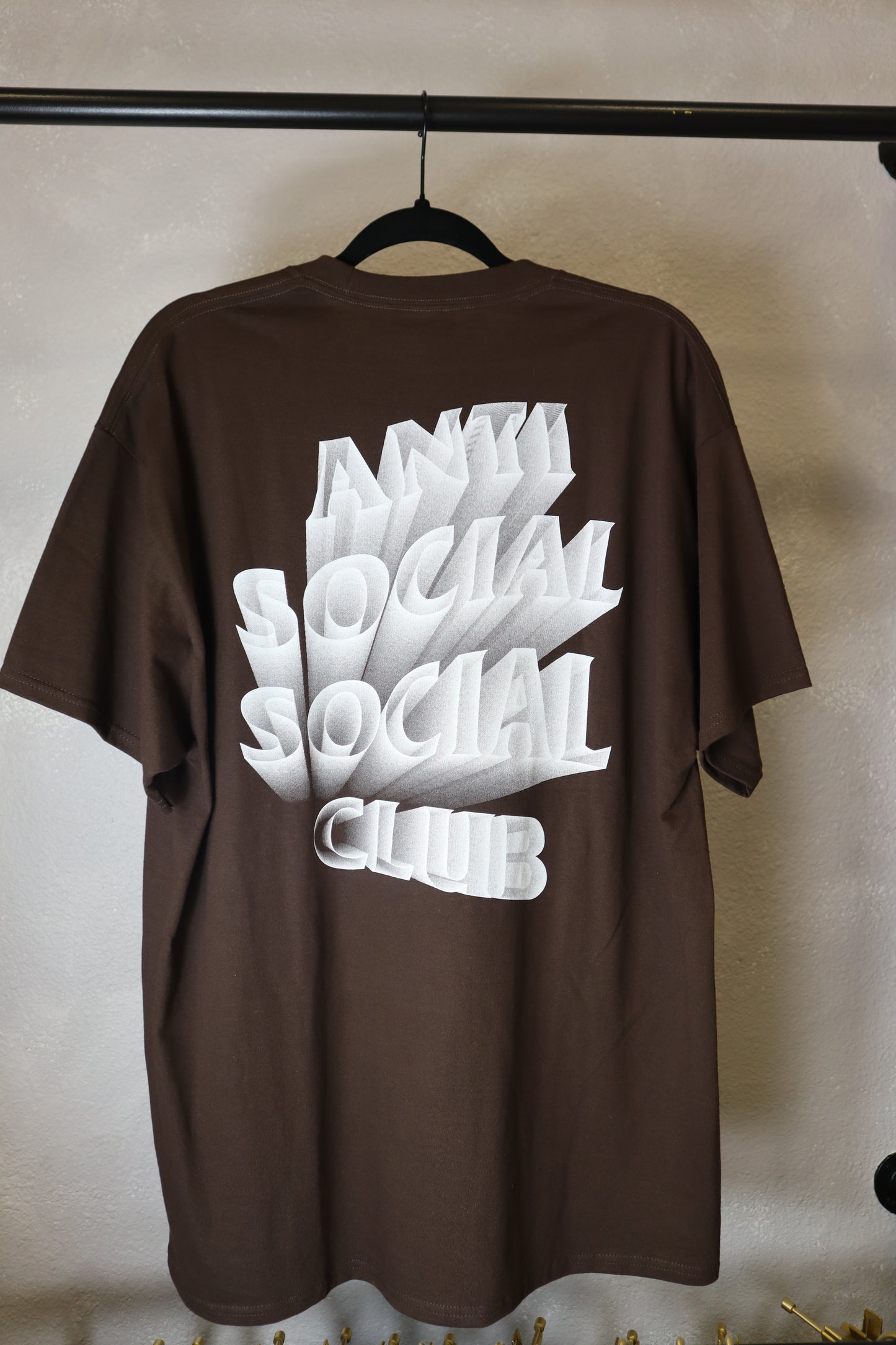 Anti Social Tee Brown