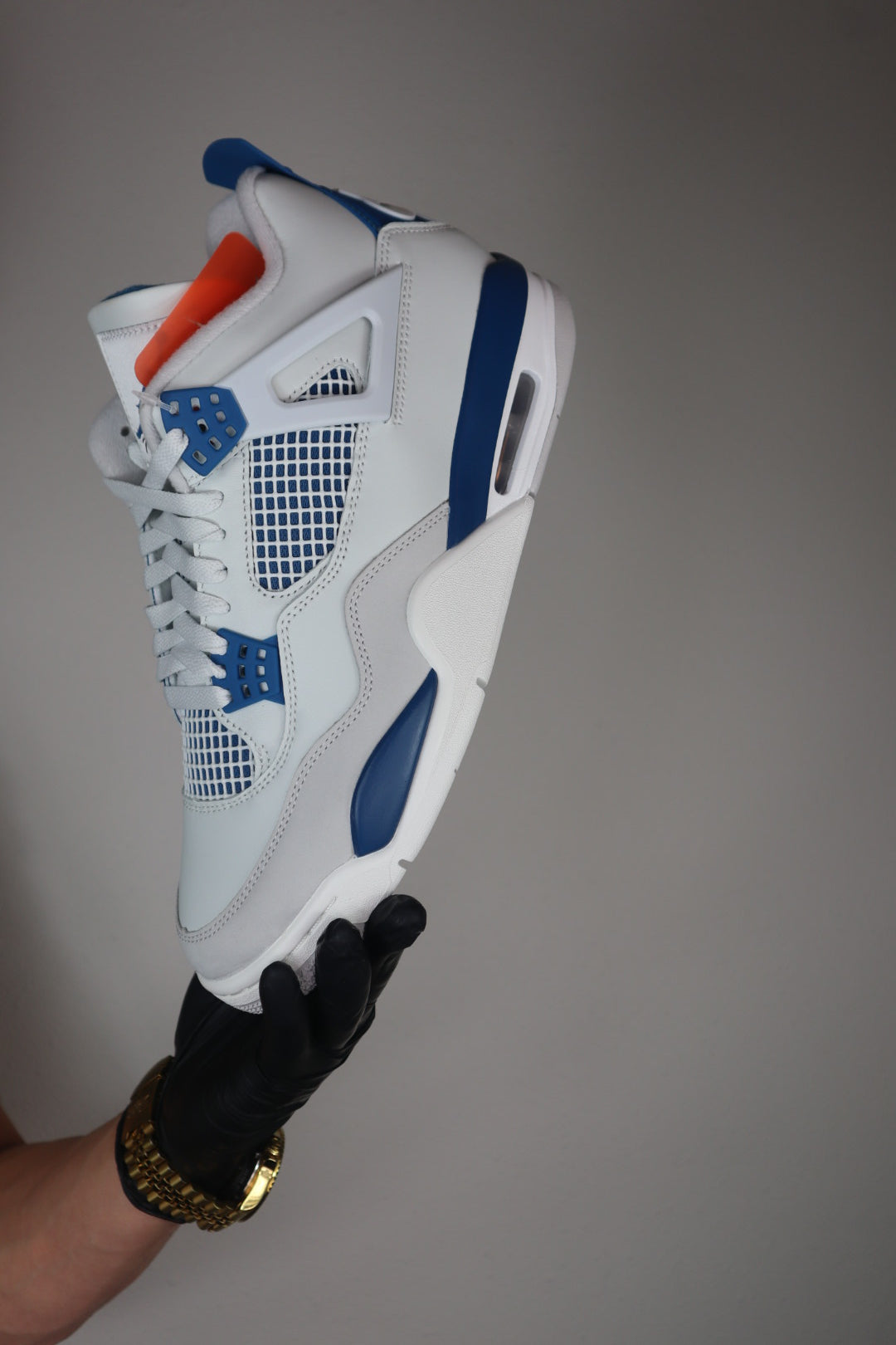 Jordan 4 Industrial Blue (GS) and (M)