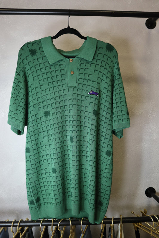 Heavy Ice Cream Polo Tee Green