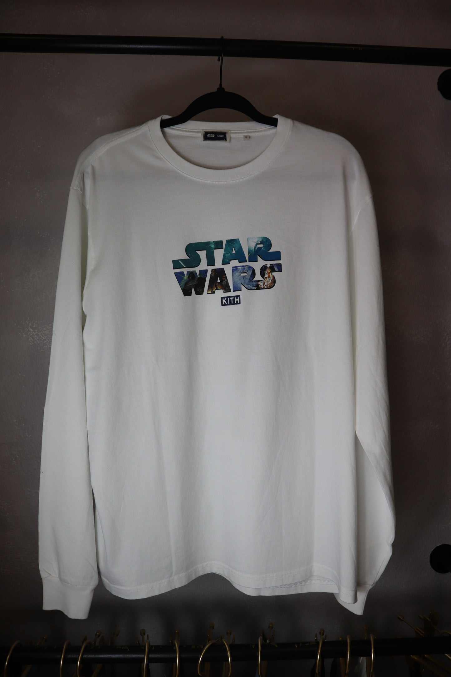 Kith X Star Wars Long Sleeve Tee White