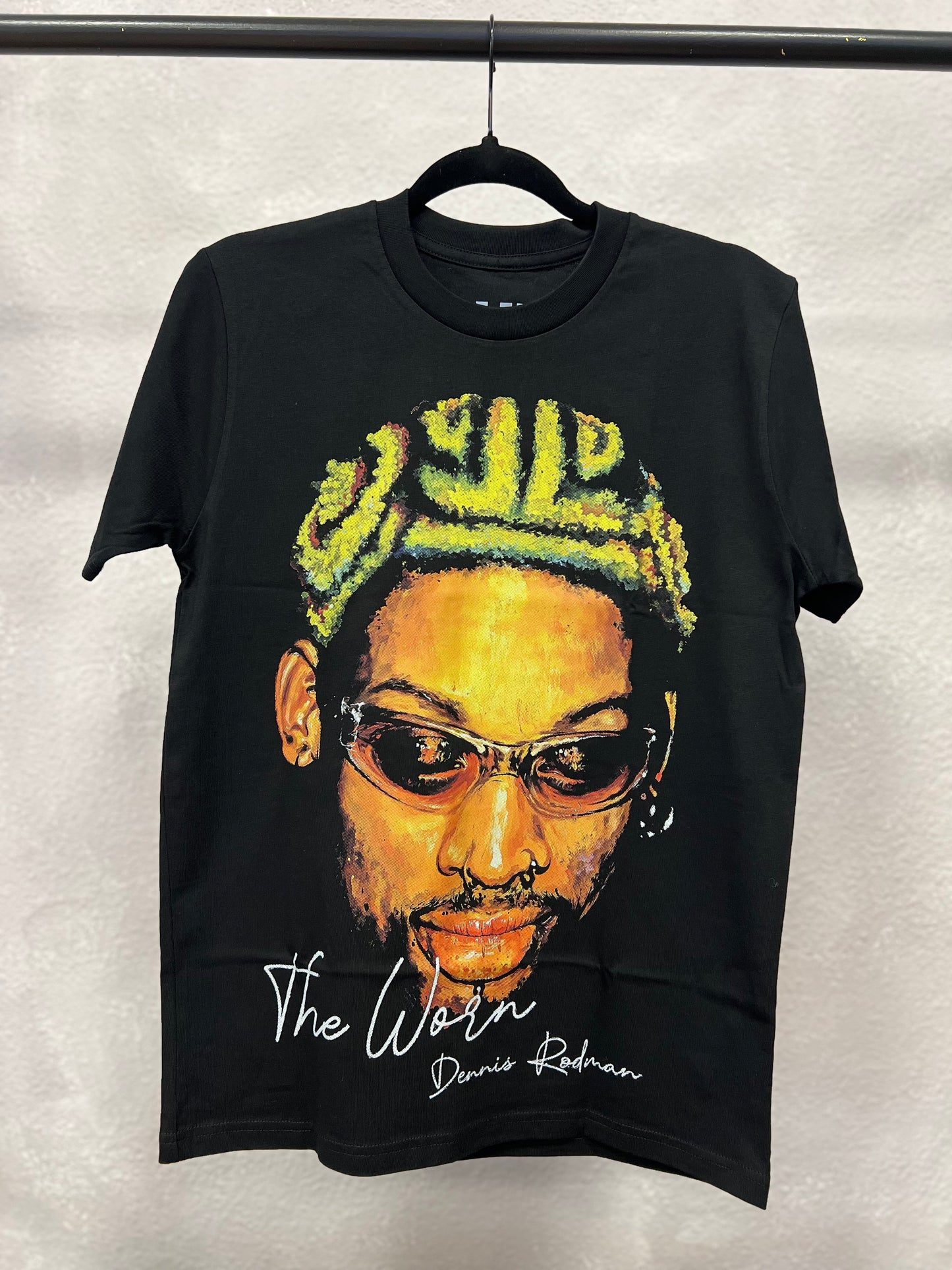 Rodman the worm tee Black