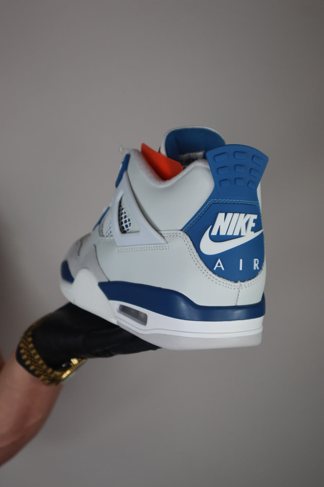 Jordan 4 Industrial Blue (GS) and (M)