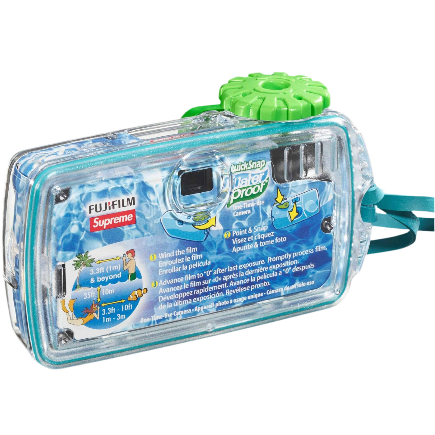 Supreme FujiFilm Waterproof Camara Blue