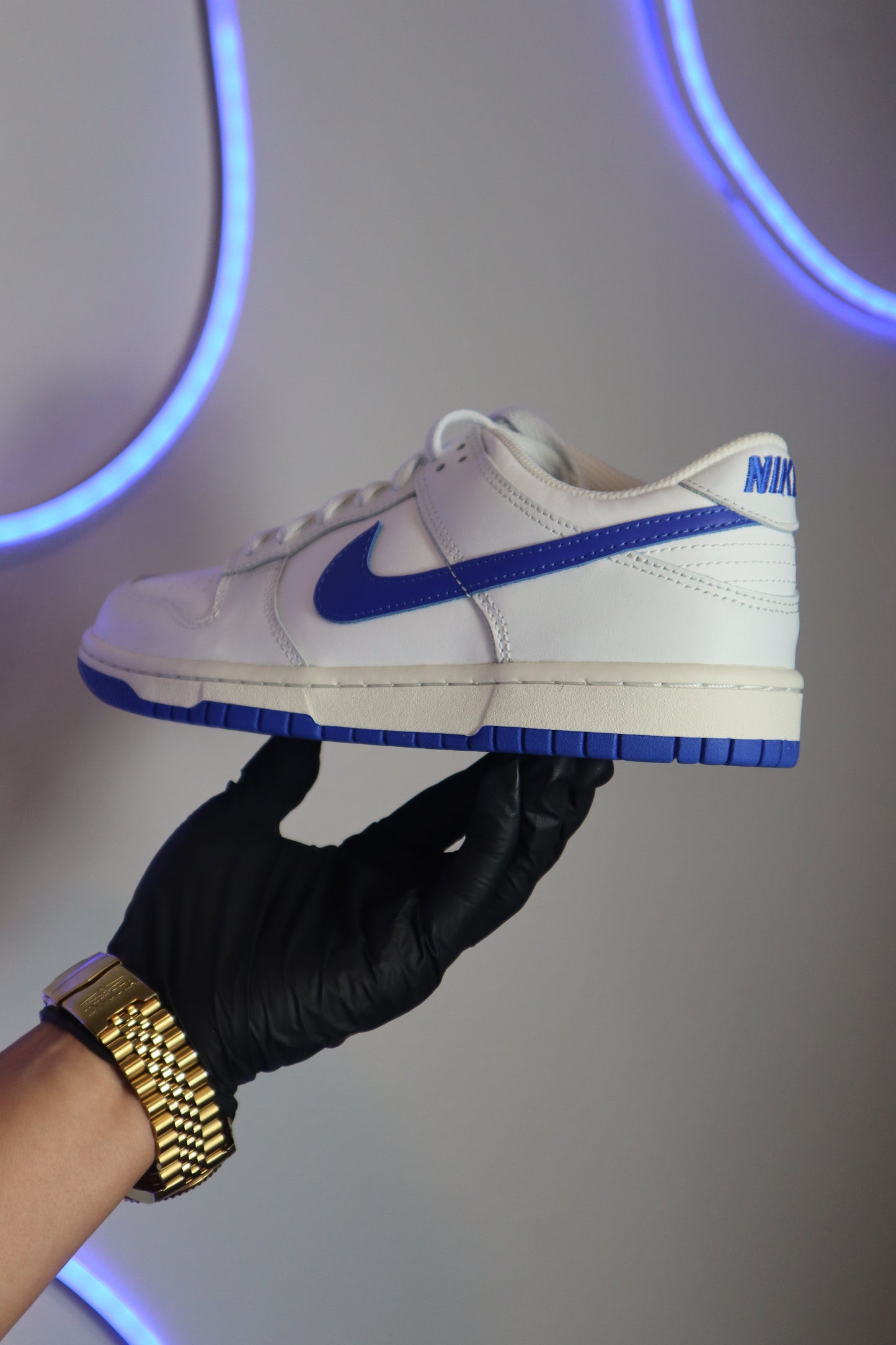 Dunk low Summit white hyper royal