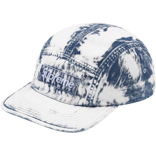 Supreme Bleached Chino Camp Cap Navy