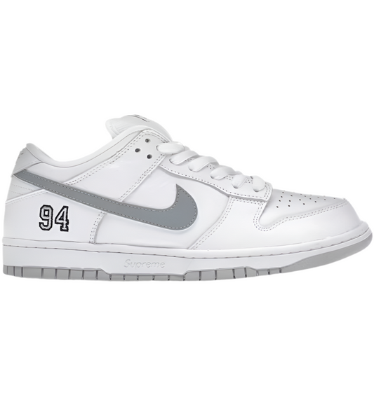 Nike SB Dunk Low Supreme 94 Metallic Silver