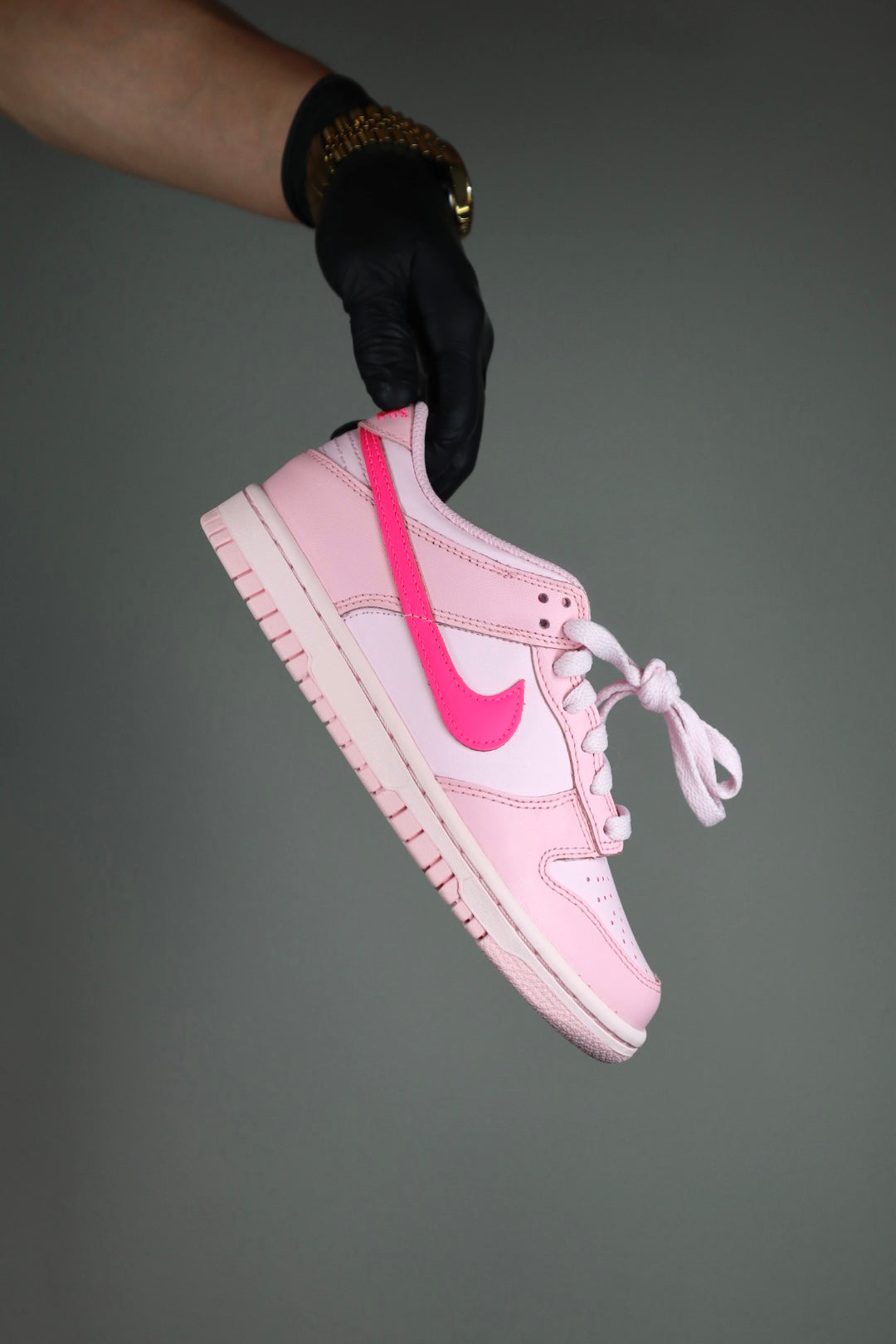 Nike Dunk Low Triple Pink (TD) and (GS)