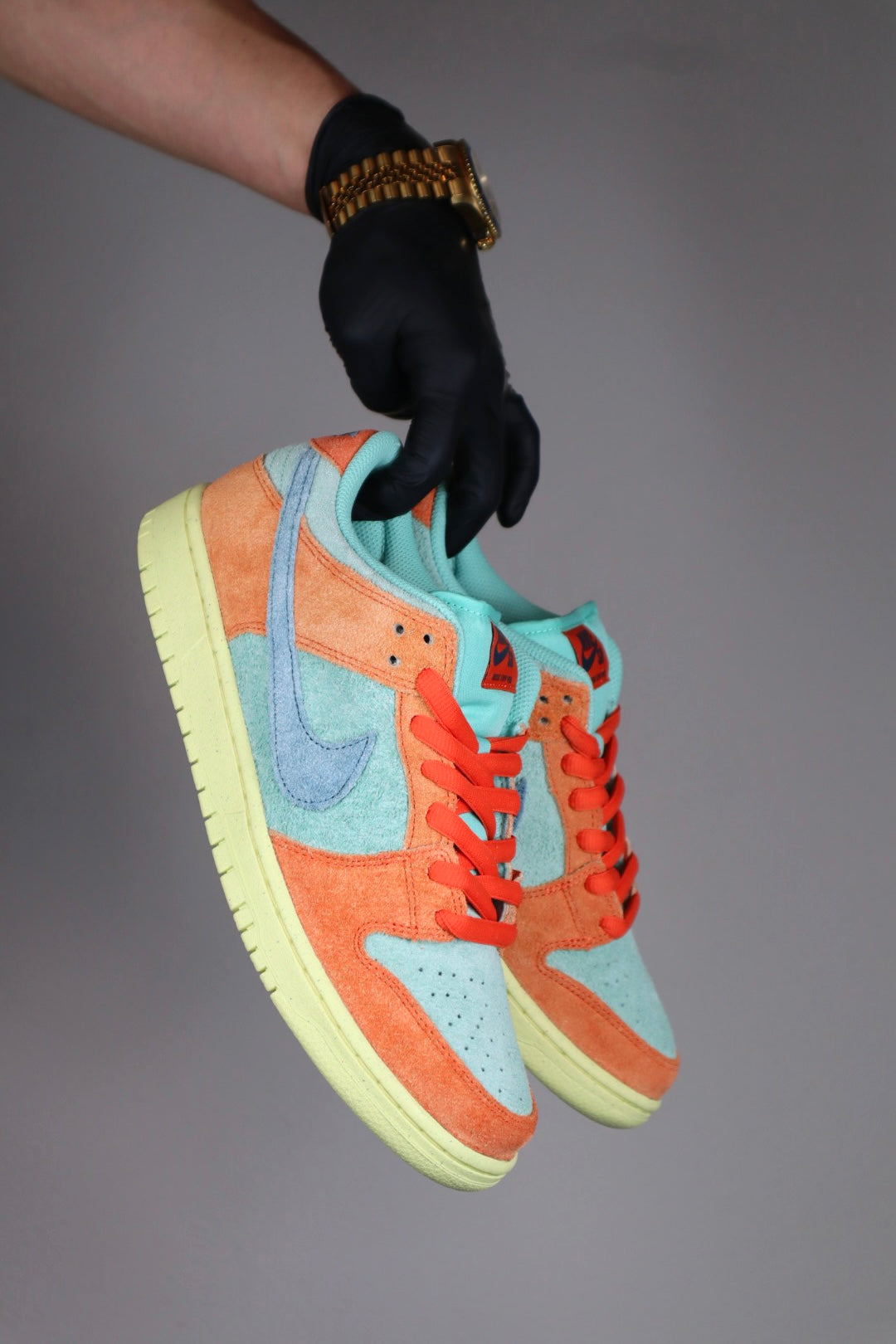 Nike Dunk Sb Orange Emerald Rise