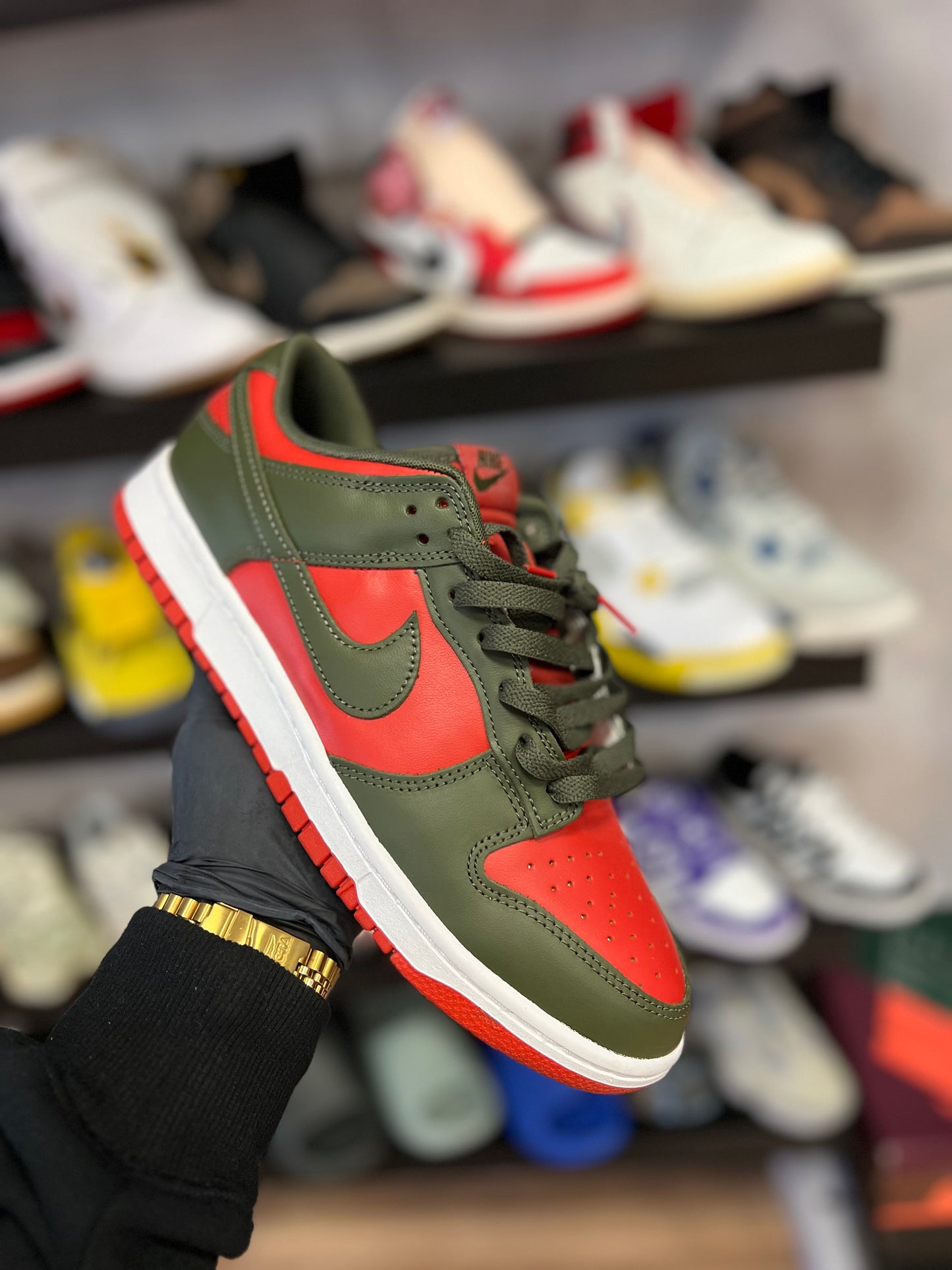 Nike Dunk Low Mystic Red Cargo