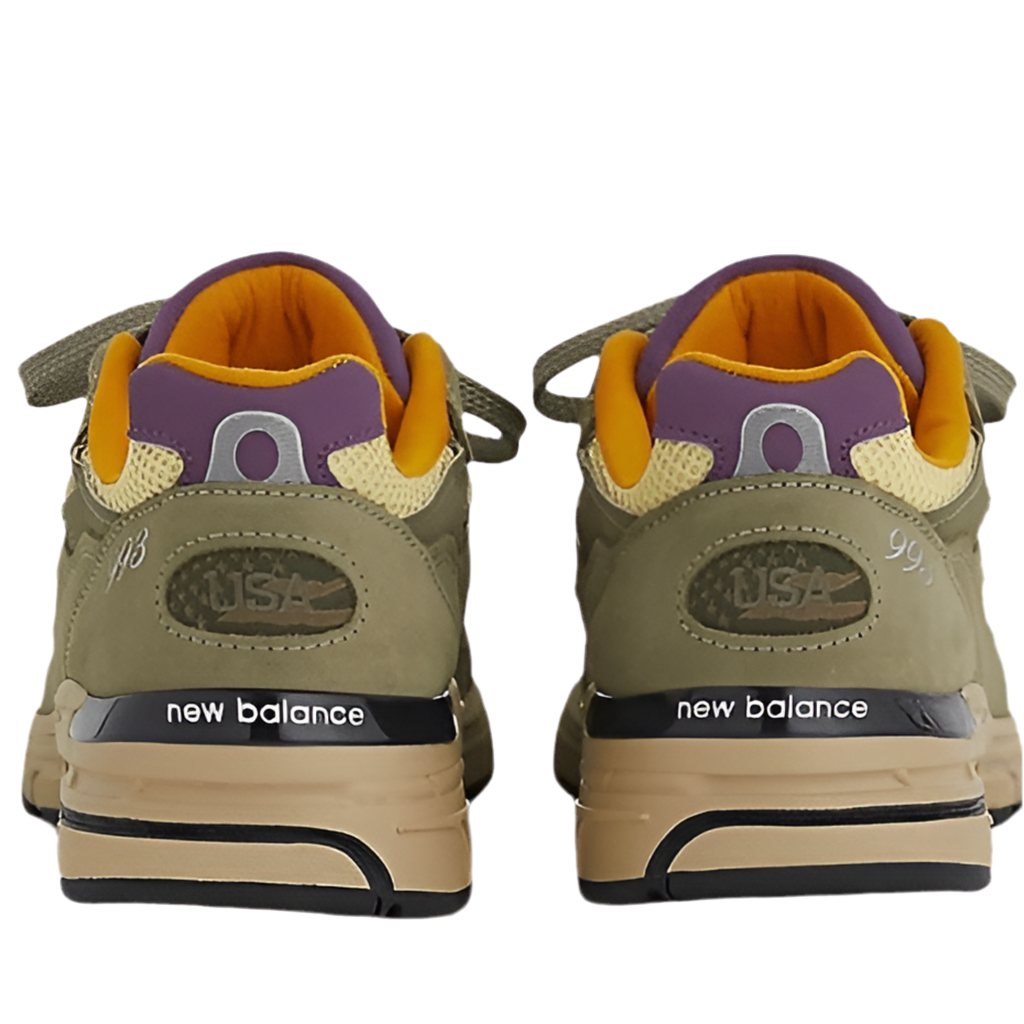 New Balance 993 MiUSA Teddy Santis Olives Leaf Maize