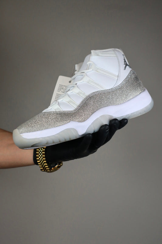 Jordan 11 High Metallic Silver