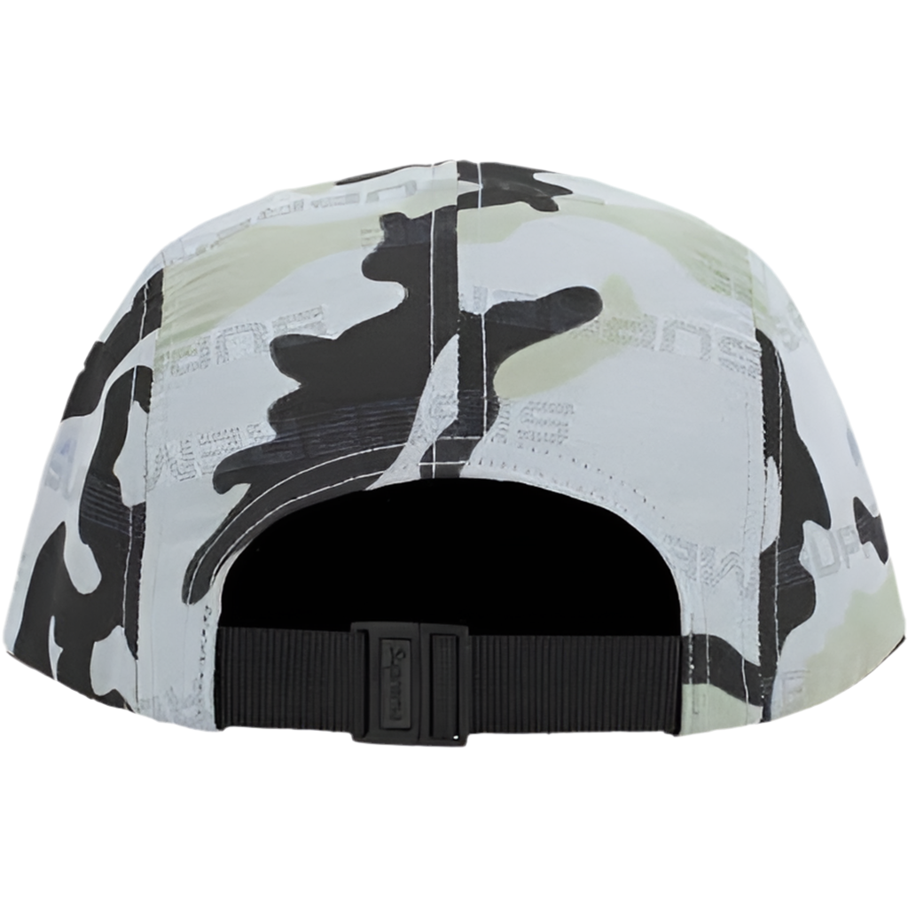 Supreme Reflective Jacquard Camp Cap Arctic Woodland Camo