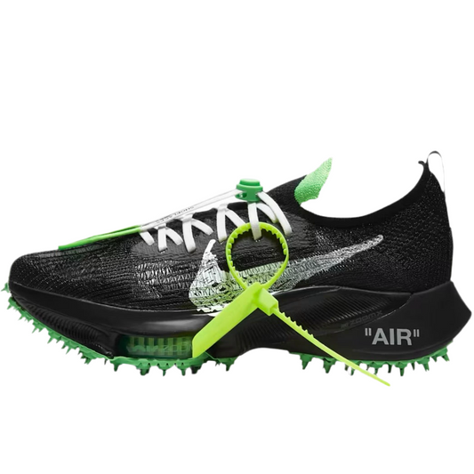 Nike Air Zoom Tempo Next% Flyknit Off-White Black Scream Green