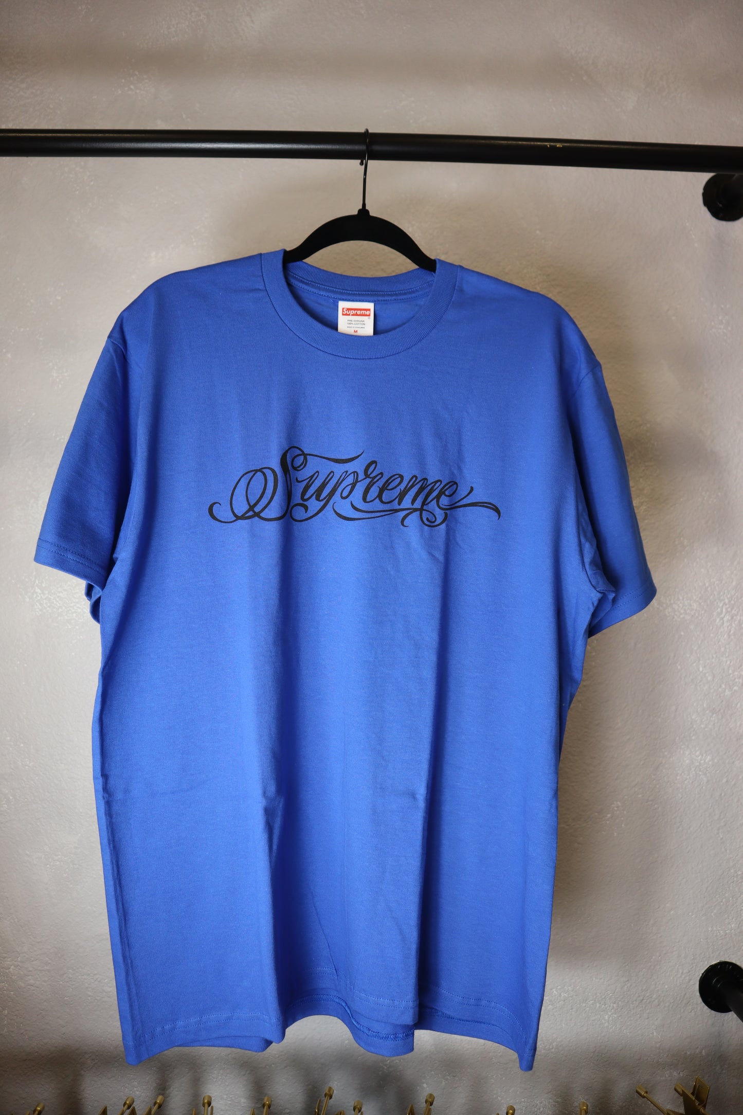 Supreme Script Tee Blue