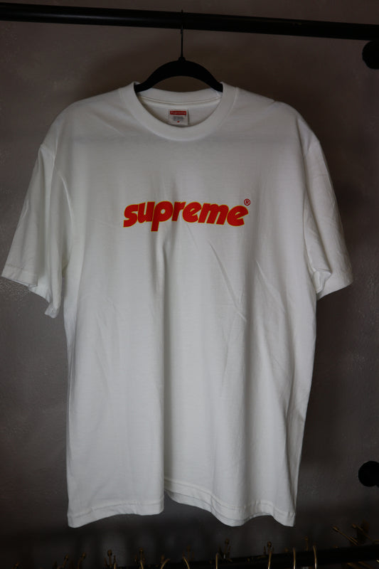 Supreme Logo Tee White