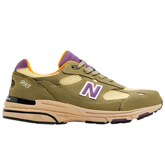 New Balance 993 MiUSA Teddy Santis Olives Leaf Maize