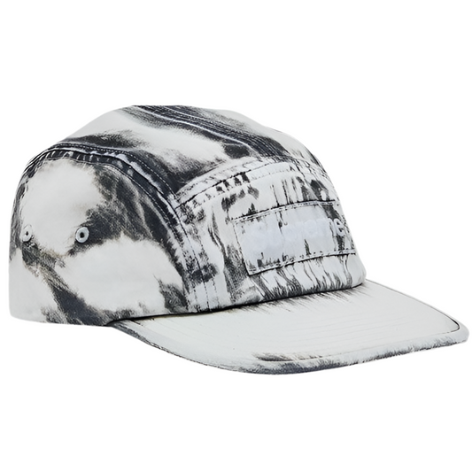 Supreme Bleached Chino Camp Cap Black