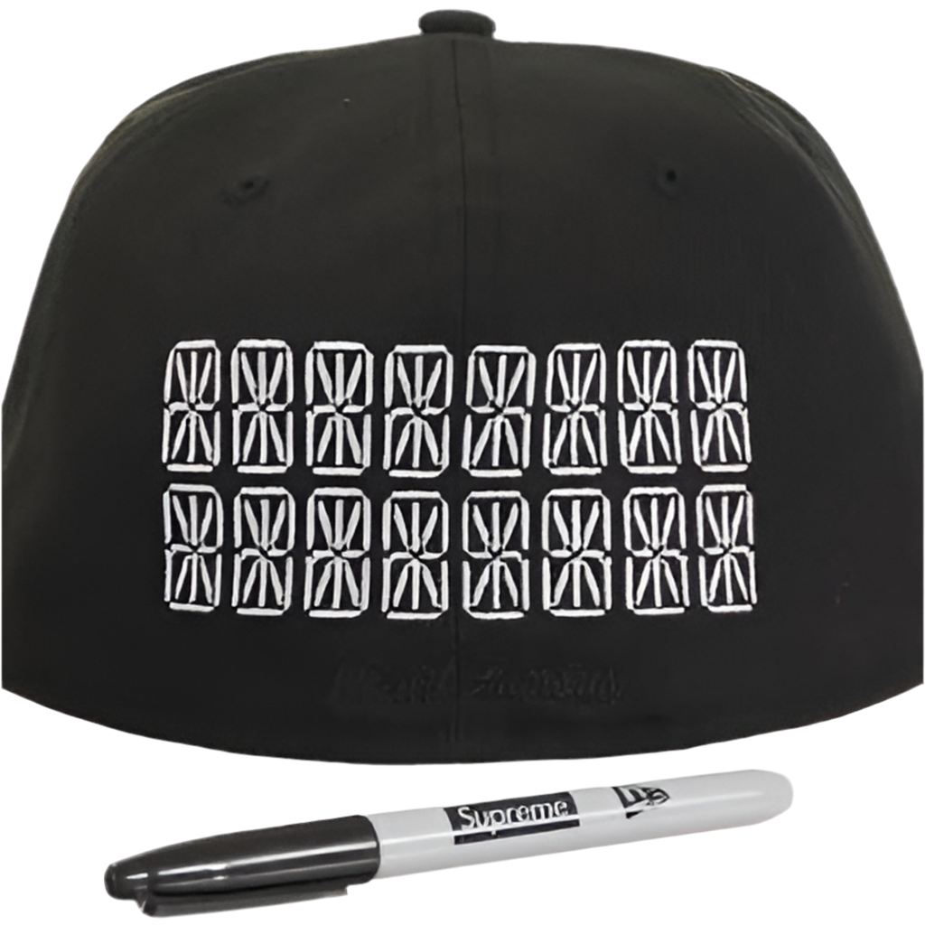 Supreme Sharpie Box Logo New Era Fitted Cap