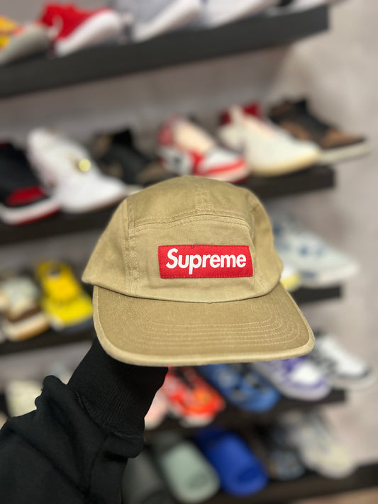 Supreme Washed Chino Twill camp cap