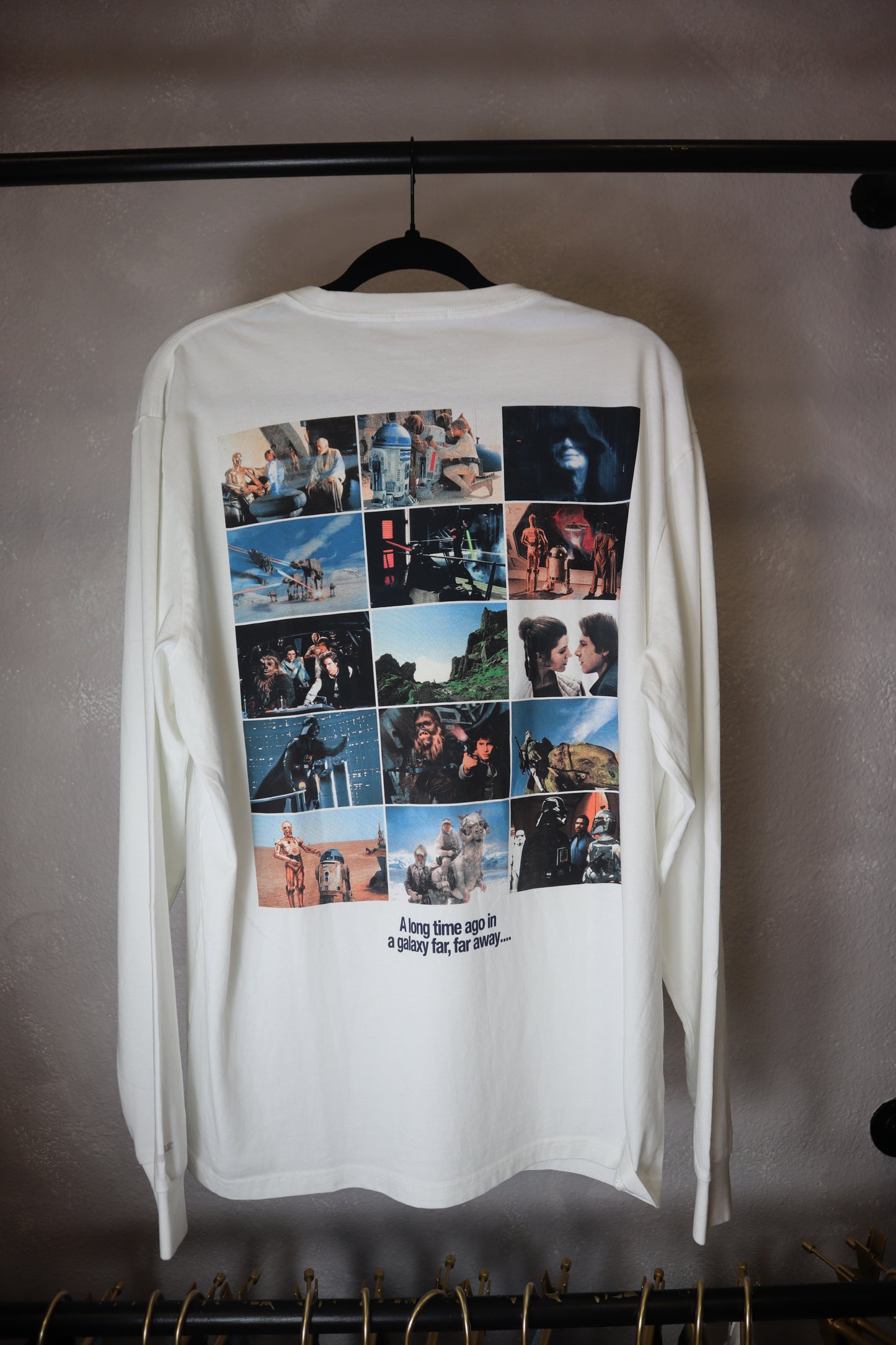 Kith X Star Wars Long Sleeve Tee White