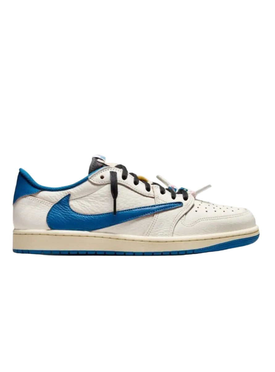 Jordan 1 Retro Low OG SP Fragment x Travis Scott Military Blue