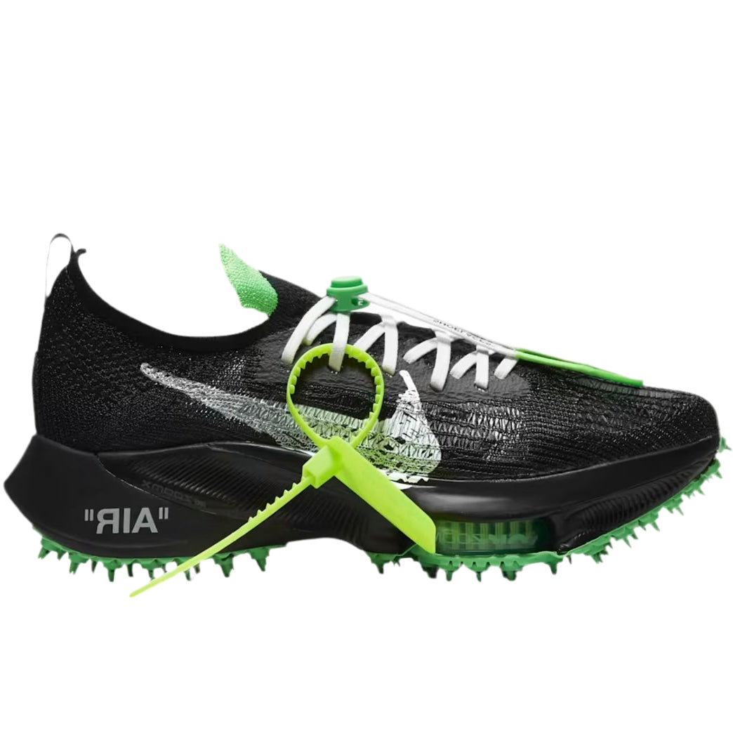 Nike Air Zoom Tempo Next% Flyknit Off-White Black Scream Green
