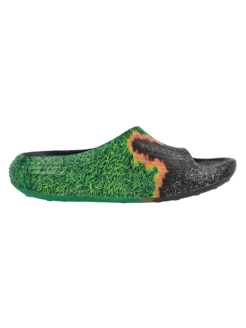Nike ReactX Rejuven8 Slide QS .SWOOSH Touch Grass Dark Smoke Grey Kelly Green